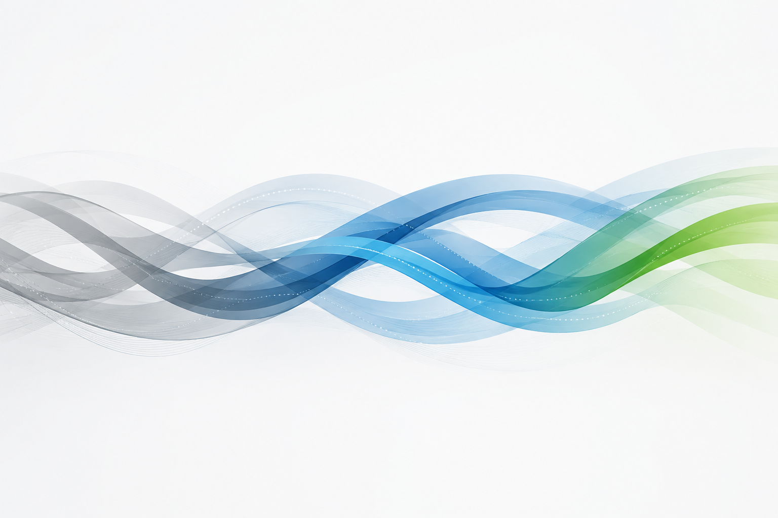 Abstract flowing bands representing APPTalent capability integrating with an Acumatica VAR's delivery organisation.